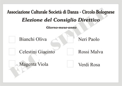 Modello scheda