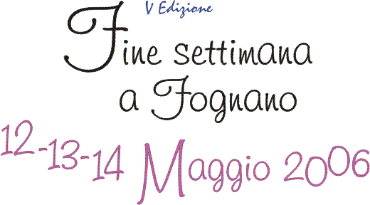 Fine settimana a Fognano